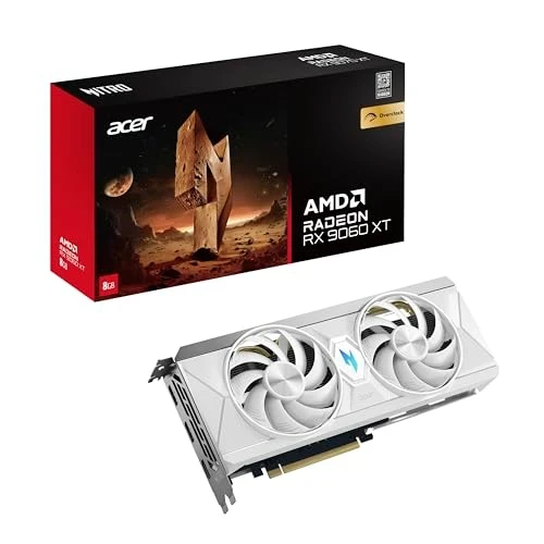 Acer AMD Radeon RX 9060 XT 16 GB GDDR6 Nitro OC White