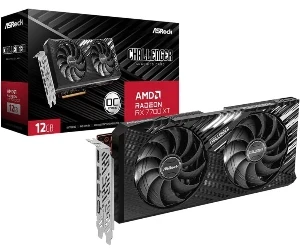 AsRock AMD Radeon RX 7700 XT 12 GB GDDR6 Negro