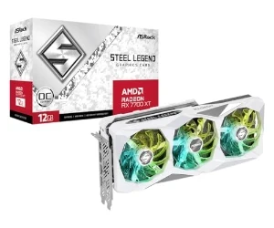 AsRock AMD Radeon RX 7700 XT 12 GB GDDR6 Steel Legend