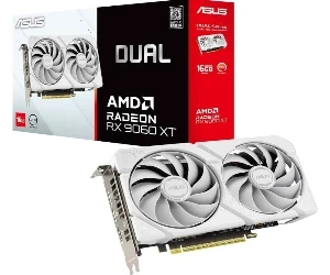 Asus AMD Radeon RX 9060 XT GDDR6 Dual White