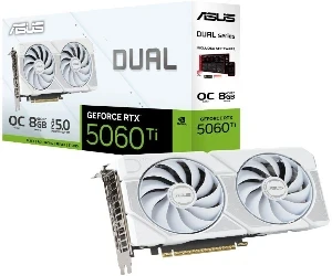 Asus GeForce RTX 5060 Ti GDDR7 Dual OC White