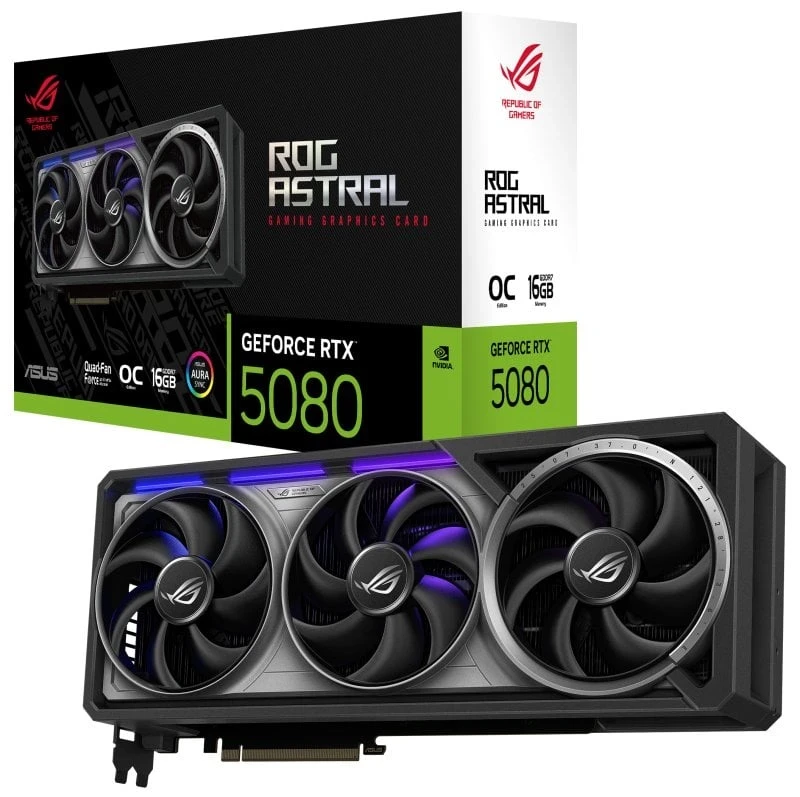 Asus GeForce RTX 5080 16 GB GDDR7 Rog Astral OC