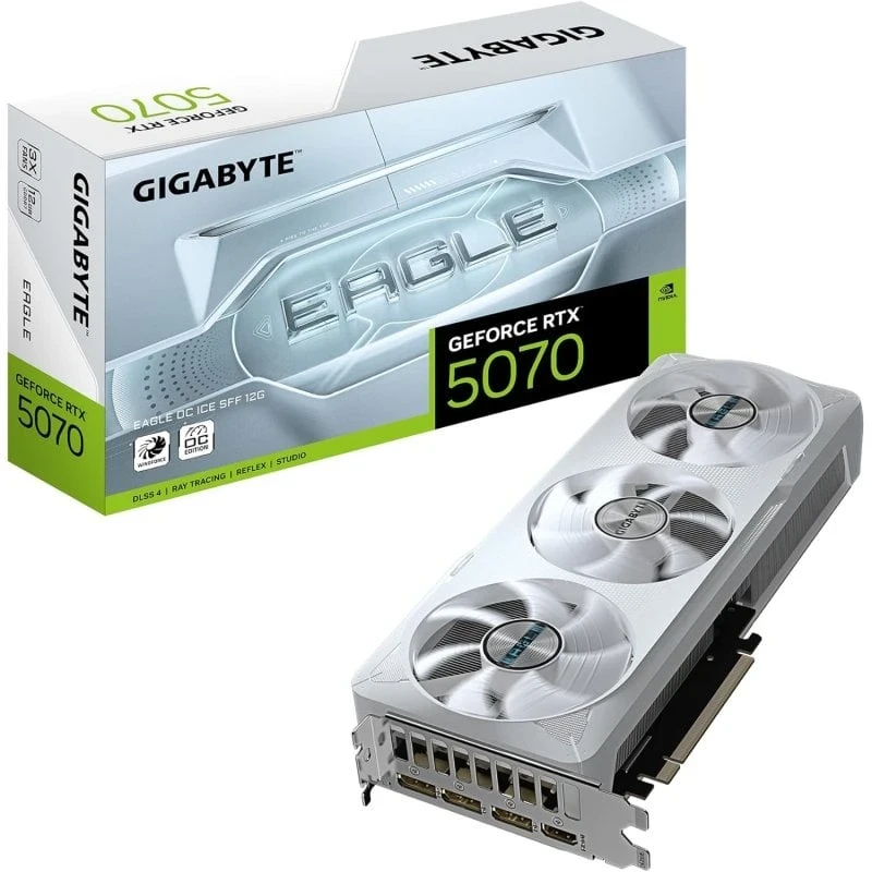Gigabyte GeForce RTX 5070 12 GB GDDR7 Eagle OC ICE SFF