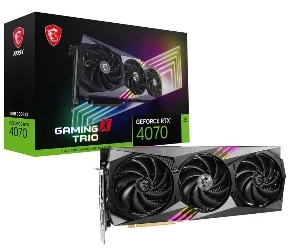 MSI GeForce RTX 4070 12 GB GDDR6 Gaming X Trio