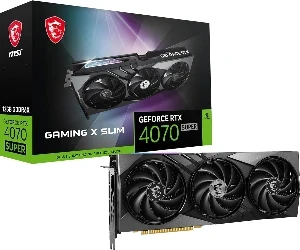 MSI GeForce RTX 4070 Super 12 GB GDDR6 Gaming X Slim