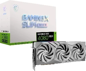MSI GeForce RTX 4080 Super 16 GB GDDR6 Gaming X Slim White
