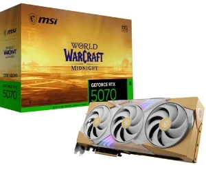 MSI GeForce RTX 5070 12 GB GDDR7 WoW Midnight light