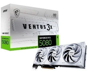 MSI GeForce RTX 5080 16 GB GDDR7 Ventus 3X OC White