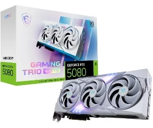 MSI GeForce RTX 5080 16 GB GDDR7 Gaming Trio OC White