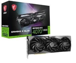 MSI GeForce RTX 4070 Ti Super 16 GB GDDR6 Gaming X Slim