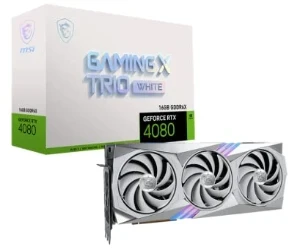 MSI GeForce RTX 4080 16 GB GDDR6 Gaming X Trio White