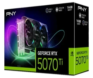 PNY GeForce RTX 5070 Ti 16 GB GDDR7 Epic X RGB