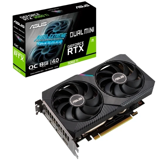 Asus GeForce RTX 3060 Ti 8 GB GDDR6 Dual OC Mini