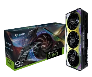 Palit GeForce RTX 5080 16 GB GDDR7 GameRock OC