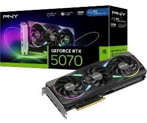 PNY GeForce RTX 5070 12 GB GDDR7 Epic x RGB OC