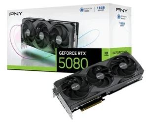 PNY GeForce RTX 5080 16 GB GDDR7 Triple Fan