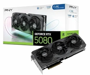 PNY GeForce RTX 5080 16 GB GDDR7 Triple Fan OC