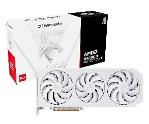 PowerColor AMD Radeon RX 9070 XT 16 GB GDDR6 Hellhound White