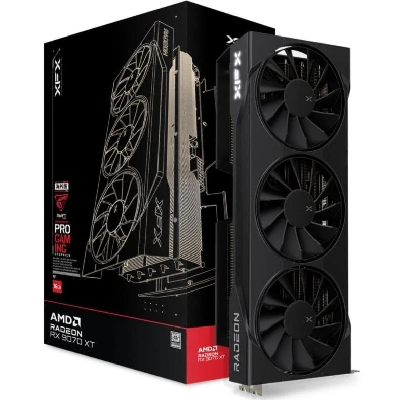 XFX AMD Radeon 9070 XT 16 GB GDDR6 Swift