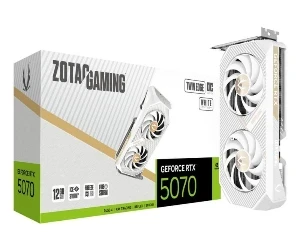 Zotac Gaming GeForce RTX 5070 12 GB GDDR7 Twin Edge OC White